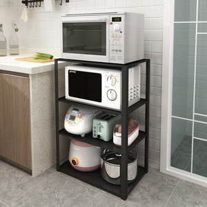厨房电器柜子置物架落地式多层微波炉烤箱一体家用客厅大收纳架子