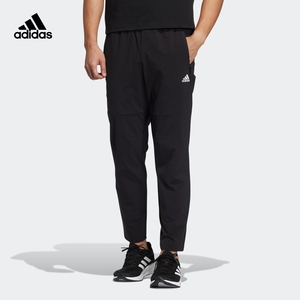 adidas阿迪达斯男裤夏季新款梭织长裤运动裤男士薄款速干裤HE9908