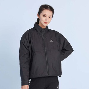 adidas阿迪达斯冬季女子休闲运动保暖舒适棉服外套ft2554