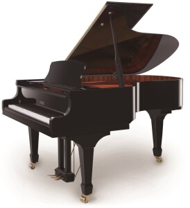 公爵钢琴 卧式钢琴 三角钢琴 演奏用琴 黑色亮光186m1 卧式亮光