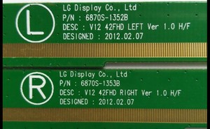 LG原装液晶边板42寸边板 6870S-1353B 6870S-1352B 一对包好