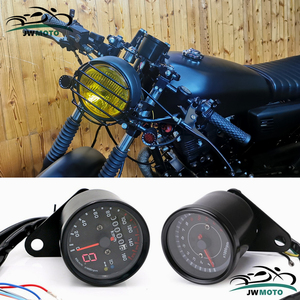 摩托车LED里程表哈雷铁马大地鹰王复古仪表改装LED转速码表