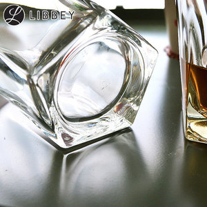 利比Libbey加厚五角玻璃杯酒吧威士忌杯烈酒杯强化玻璃杯家用水杯