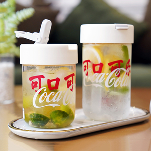 germ吸管杯女生可口可乐儿童水杯高颜值随行咖啡杯子大容量tritan