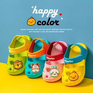 日本代购gp夏季儿童凉鞋女宝洞洞鞋防滑婴儿学步鞋小童室内拖鞋