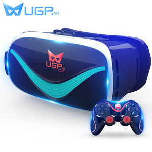 UGP正品VR眼镜3D虚拟现实智能头盔头戴式影院游戏一体机可OEM定制