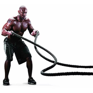 战绳健身体能训练绳MMA肌肉UFC战斗绳训练粗绳力量绳甩大绳格斗绳