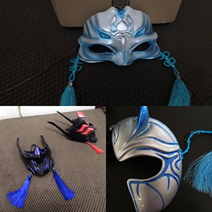 雪漫漫226淘宝【大公道具】剑网三唐门炮姐标女面具1:1可佩戴 定做0