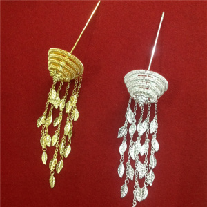 泰国头饰发簪泰式头钗民族风金色发簪子旅拍影楼傣族服装搭配首饰