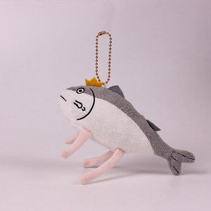 恶搞咸鱼王毛绒抱枕 创意玩具圣诞生日礼物定制动漫周边玩偶