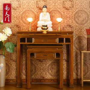 南天门108供台神台供桌家用实木佛龛观音神像香火台敬神财神佛桌
