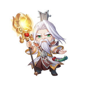 6月新款姜子牙钥匙扣链圈书包小挂件q版中路法师王者荣耀游戏周边