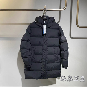 杰奥羽绒服男2023冬新款90白鹅绒加厚休闲插肩袖中长款正品2319