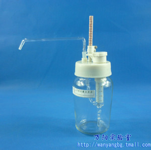 【万阳实验室】5ml可调定量加液器I型白色瓶250ml透明 玻璃加液瓶