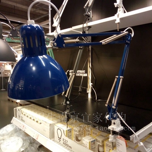 ikea南京宜家新品特提亚工作灯蓝色绿色不含灯泡国内代购