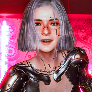 pc/steam/epic 赛博朋克2077 性感v捏脸数据 身材服装皮肤饰品mod