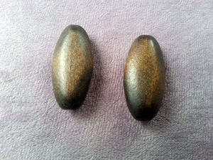 diy散珠批发diy手工材料手工串珠饰品配件木质扁形长条椭圆珠