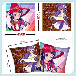 动漫魔法使光之美少女朝日奈未来夜理子双面彩印抱枕枕头靠枕周边