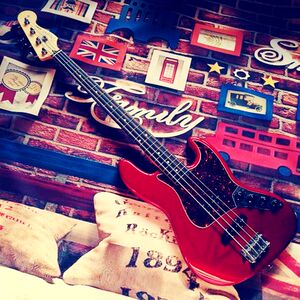 芬达 墨豪 贝斯 fender deluxe active jazz bass 013-6760