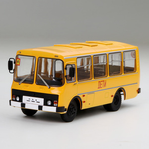 ssm 1/43 前苏联/俄罗斯 32051 校车 合金高仿真汽车模型