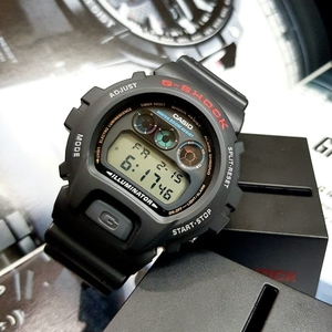代购casio g-shock卡西欧手表黑色数字显示防水运动男表dw6900-1v