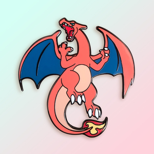 光年商店 神奇宝贝精灵宝可梦周边喷火龙胸针徽章3m车贴自制潮pin