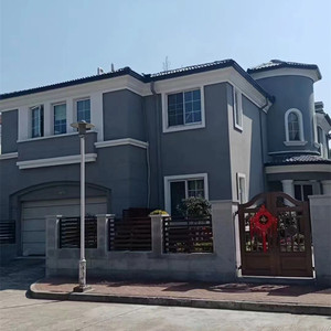 外墙浅灰色中灰色深灰色防水防晒抗碱面漆工业风格自刷乳胶漆