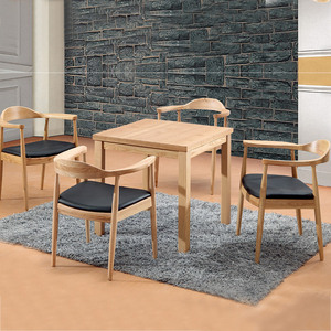 奥派办公家具现代简约时尚实木洽谈桌椅组合会客方桌接待桌