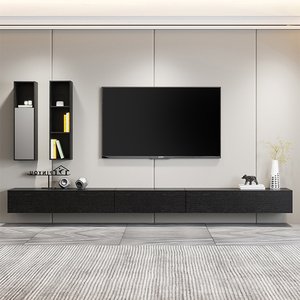 欧式茶几电视柜组合黑色