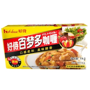 好侍百梦多业务装咖喱1kg原味咖喱 块状咖喱 日式咖喱