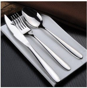 包邮 加厚质感不锈钢西餐餐具套装 西餐刀叉两件套 牛排刀叉勺