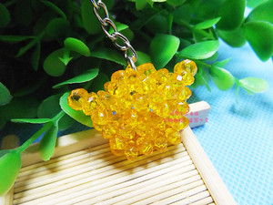 手工串珠元宝挂件