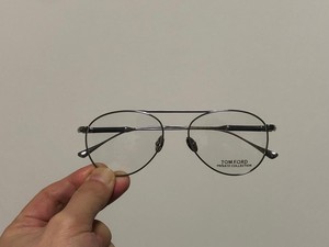 TF5716P 超轻钛架眼镜 复古双梁眼镜架 纯手造 皮包框 防过敏