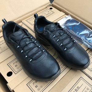 正品消防员低帮作训皮鞋黑色男新式消防备勤鞋