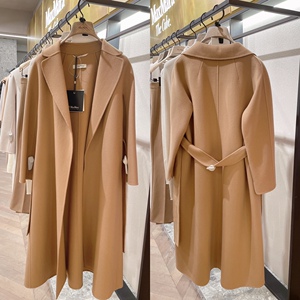 maxmara s系列 22秋冬新款羊毛长款大衣esturia 代购商品不退不换