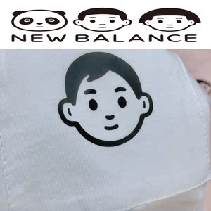 新百伦小人t恤nb短袖宽松t恤夏季原创潮牌纯棉 情侣同款男女休闲