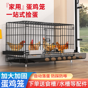 包邮鸡笼子家用大号特大养殖鸡笼折叠笼鸭笼鹅笼鸡舍自动滚蛋鸡笼