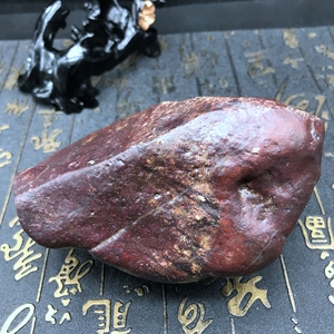 新疆哈密巴里坤伊吾天宝石花红伊丁磁性强石铁陨石原石摆件4y-3