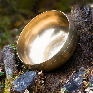 空铜颂钵om音疗静心瑜伽音钵尼泊尔手工佛音钵碗西藏修行铜磬摆件