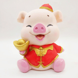 19cm高元宝喜气猪新款石膏模具天然乳胶石膏娃娃模具手工制作