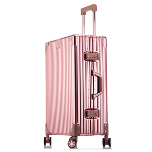 正品全金属镁铝合金时尚铝框潮流万向轮男女登机行李箱