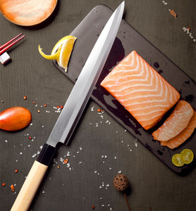 日式柳刃刺身刀三文鱼切鱼片刀具切鱼生的专用刀专业不锈钢牛刀