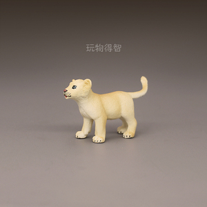 仿真野生动物模型 思乐小狮子幼狮 非洲动物园儿童认知玩具小摆件
