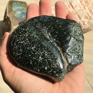 克拉朵朵美玉坊 缅甸翡翠干青铁龙生原石扒皮小块半明料怪庄毛料