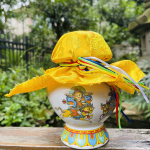 外蒙甘丹寺传承 五舍守神宝瓶 长寿五仙招财纳福长寿宝瓶