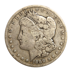 00喜腾腾创意文化旗舰店天猫1892-93年 美国摩根巴伯尔雕刻设计银币