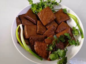 苏北盐阜特产阜宁戚桥五香干 茶干豆干手工自制盐卤茶干500克