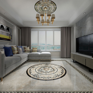 吊顶拼花地面波导线瓷砖贴灯具装饰贴纸天花板遮丑自粘客厅地砖3d