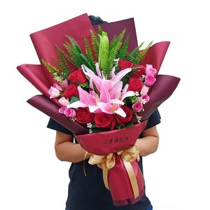 280人付款淘宝会议礼仪花年会颁奖花束仿真花束香皂花交车毕业拍照