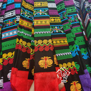 大凉山彝族女士腰带十字刺绣花女装配饰装饰品民族风腰带女款包邮